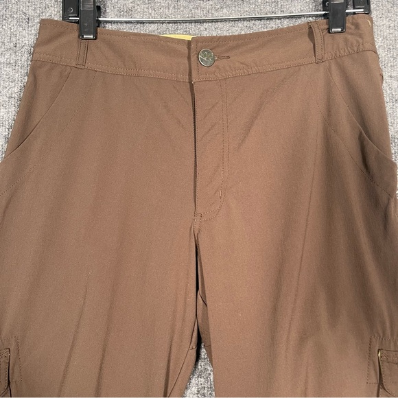 REI Womens 8 Tall Brown UPF 50+ Pocket Bootcut Stretch Hiking Camping Pants - Picture 5 of 10